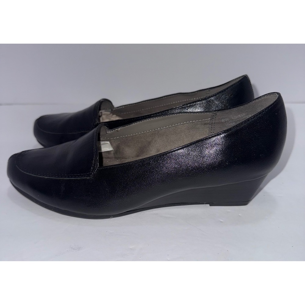 Aerosoles Heel Rest Lovely Wedge Heel Pumps Women Sz 6.5 Preppy Office Work 90s - Picture 3 of 9